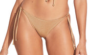 Gemma Ruched Crop-Elle Tie Side Bikini