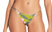 Sol Strappy Wrap-Moss Adj Side String Bikini