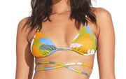 Sol Strappy Wrap-Moss Adj Side String Bikini