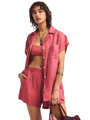 Vitamin A: Playa Pocket Blouse (6211205-WIR)