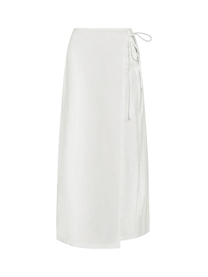 Vitamin A: Willa Wrap Skirt (6279489-WHT)