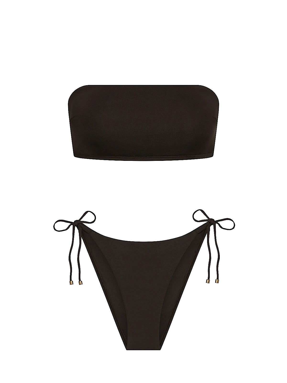 Vitamin A: Nala Bandeau-Elle Tie Side Bikini