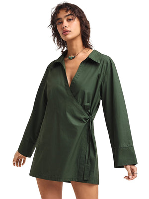 Vitamin A: Elodie Wrap Dress (6129489-FRS)