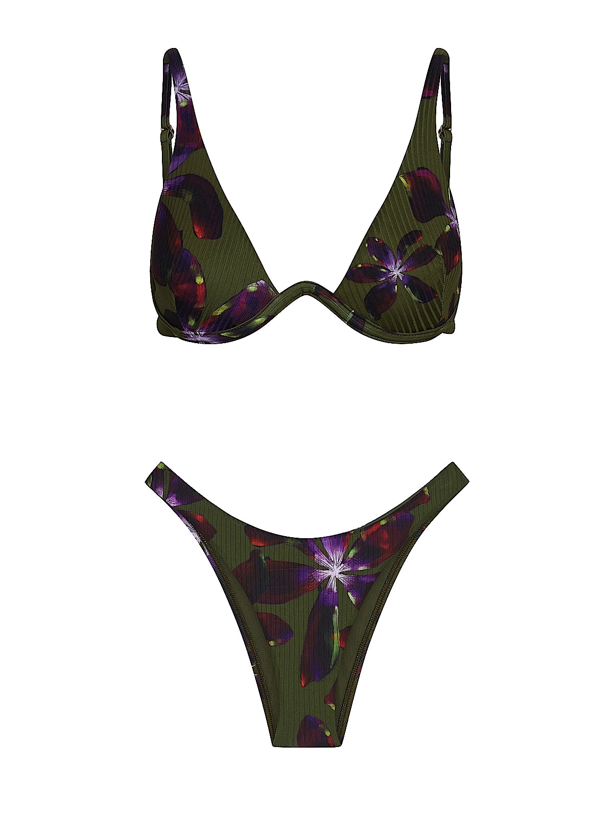 Vitamin A: Maisie Underwire-California High Leg Bikini