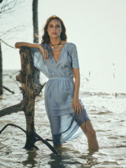 Vix: Angelina Detail Long Dress (302-764-051)