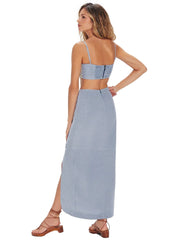 Vix: Gwen Detail Short Cami-Lana Detail Midi Skirt (407-764-051-529-764-051)