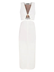 Vix: Gracie Detail Long Dress (445-740-003)