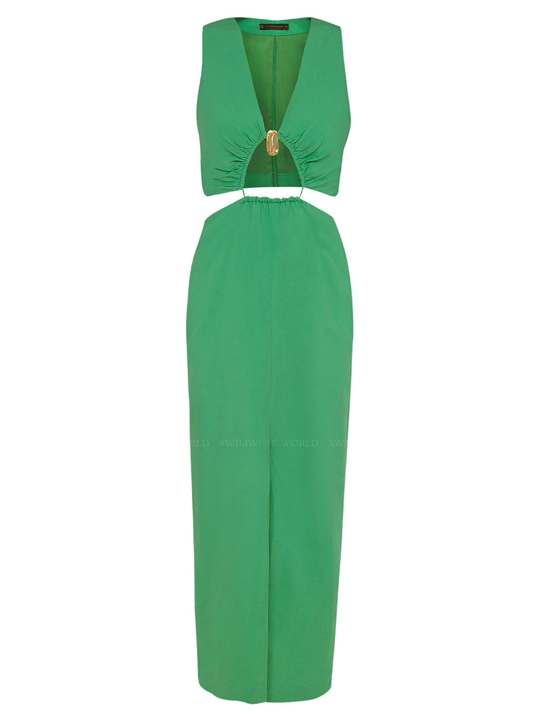 Vix Gracie Detail Long Dress, 4 / Green Vix Gracie Detail Long Dress, 4 / Green