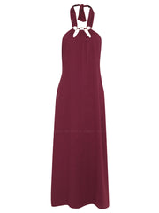 Vix: Susan Detail Long Dress (416-773-021)