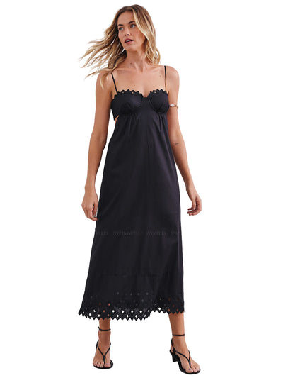 Vix: Tess Detail Long Dress (394-801-001)