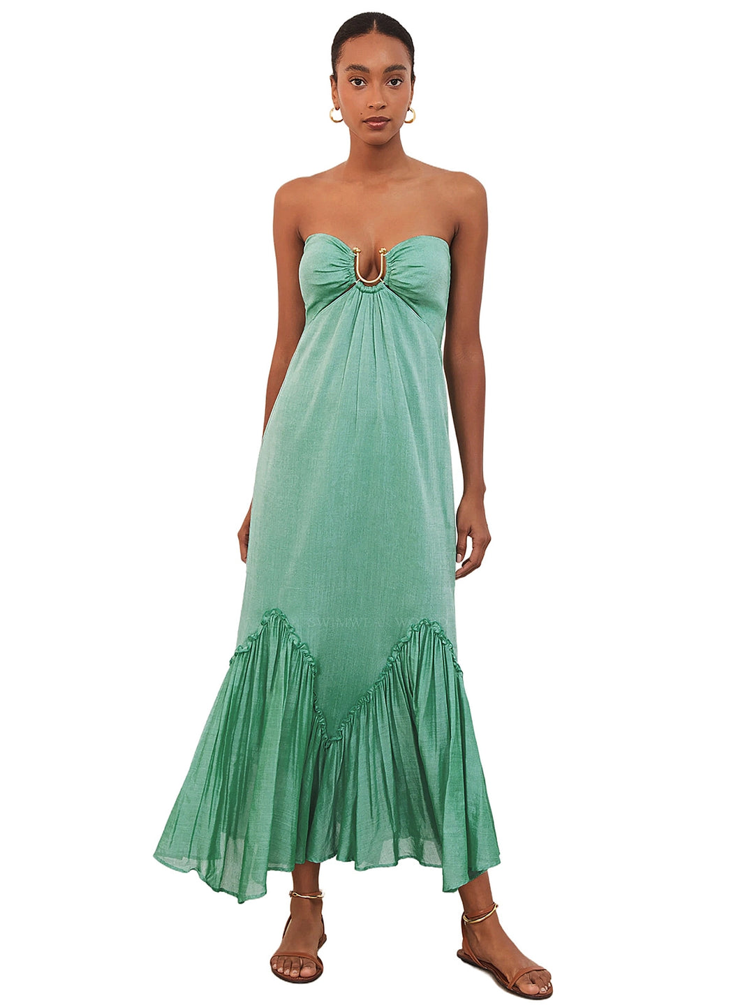 Vix: Harper Detail Long Dress (297-830-051) – Swimwear World
