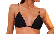 Kaia Parallel Tri-Kaia Detail Tie Side Bikini ::RET