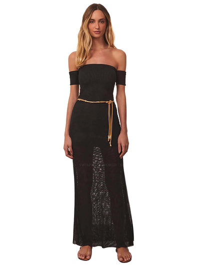 Vix: Brine Detail Long Dress (344-856-001)