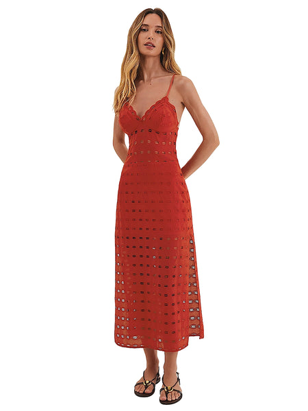 knee length dresses for ladies Raya Black Midi Dress main image 0