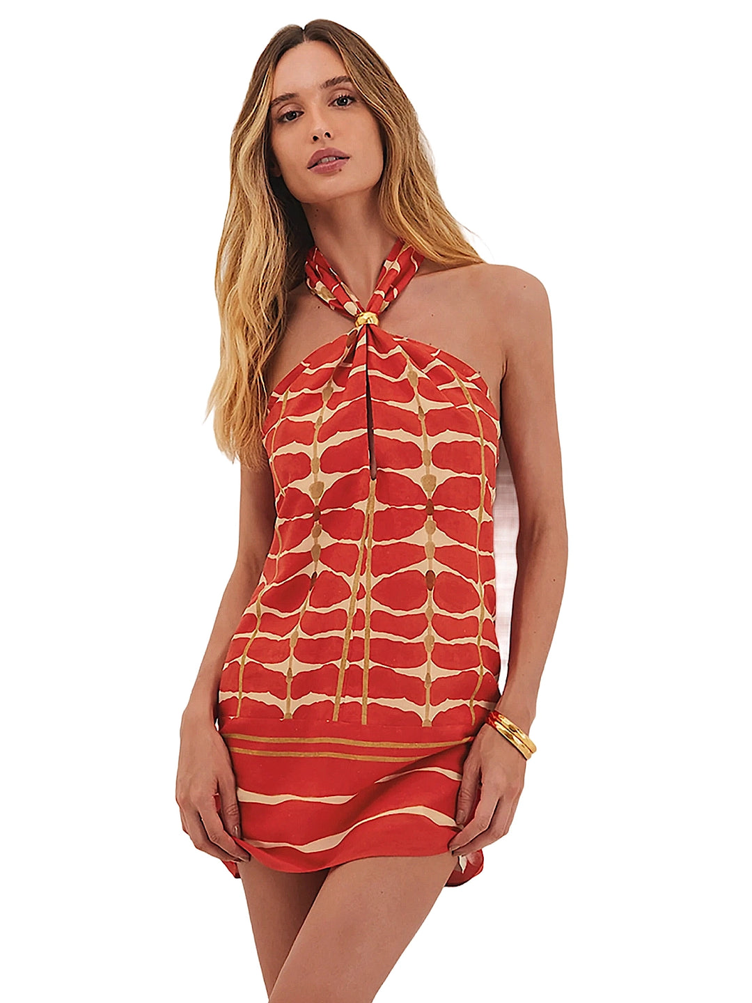 Vix: Aster Detail Short Dress