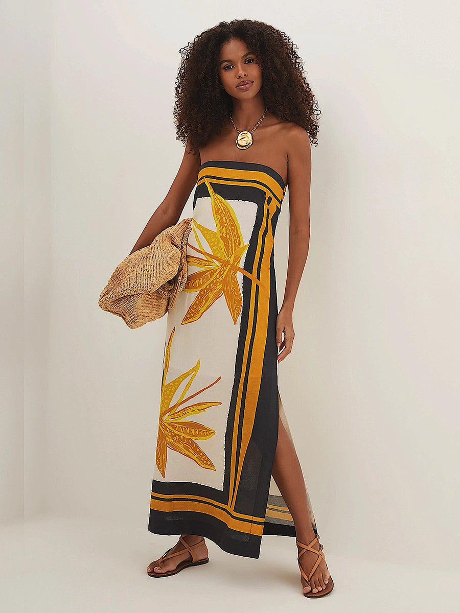 vix maxi dress Women's Vix Paula Hermanny Tiana Long Dress - Free Bird