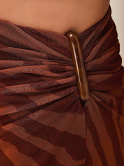 Vix: Mira Long Sleeve Blouse-Amira Long Skirt (VR262124-VR262001)