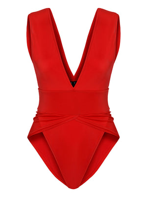 Oye Swimwear: Iris One-Piece (IRIS-RED)