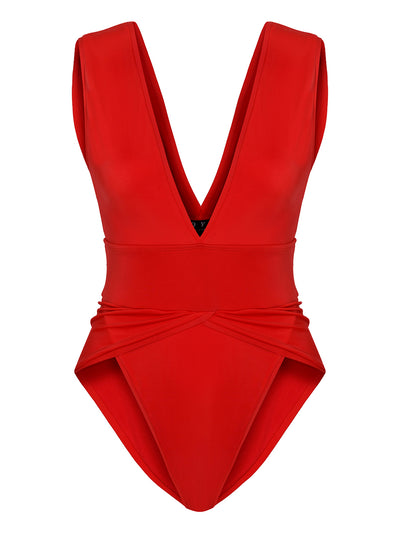 Oye Swimwear: Iris One-Piece (IRIS-RED)