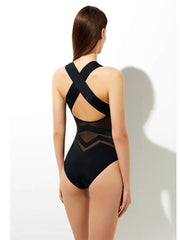 Oye Swimwear: Bane One-Piece (BANE-BLCK)