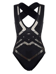 Oye Swimwear: Bane One-Piece (BANE-BLCK)