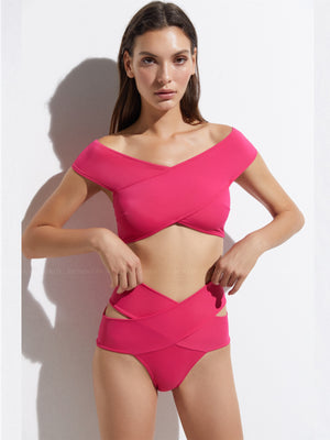 Oye Swimwear: Lucette Bikini (LUCT-LIP-LUCB-LIP)