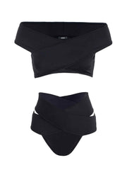 Oye Swimwear: Lucette Bikini (LUCT-BLK-LUCB-BLK)