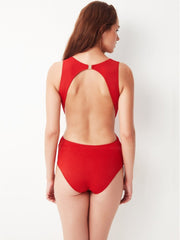 Oye Swimwear: Elvira Daring One Piece (ELVI-RED)