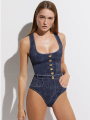 Oye Swimwear: Lavinia One Piece (LVNO-DNM)