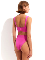 Oye Swimwear: Angelina High Waist Bikini (ANGELT-CARN-ANGELB-CARN)