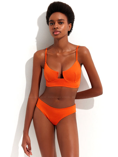 Oye Swimwear: Kirby Low Rise Bikini (KIRBYT-PUMP-KIRBYB-PUMP)