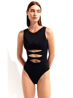 Oye Swimwear: Janet One Piece (JANETO-BLK)