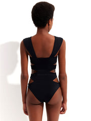 Oye Swimwear: Erica One Piece (ERICAO-BLK)