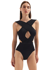 Oye Swimwear: Chiara One Piece (CHIARAOP-BLK)