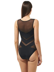 Oye Swimwear: Shaw One Piece (SHAWOP-BLK)