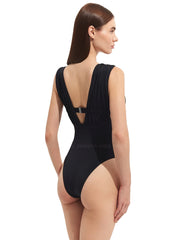 Oye Swimwear: Athena One Piece (ATHENAOP-BLK)