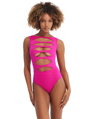 Oye Swimwear: Lila One Piece (LILAOP-FUCH)