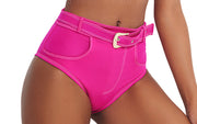 Lavinia Bandeau With Buckles Bikini ::RET