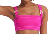 Lavinia Bandeau With Buckles Bikini ::RET