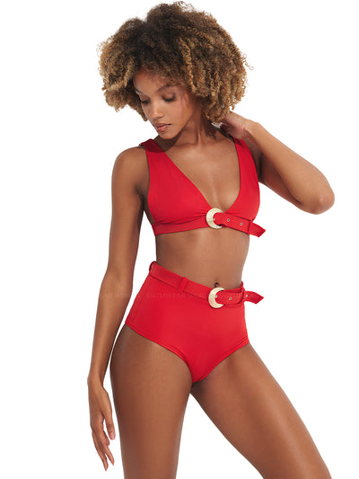 Oye Swimwear: Tanya Bikini (TANYAT-RED-TANYAB-RED)