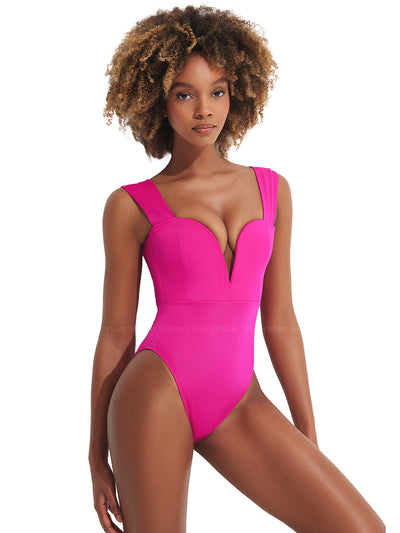 Oye Swimwear: Venue One Piece (VENUSOP-FUCH)