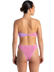 Cleonie: Venice Kini-Boomerang Brief Bikini (2212-PNK-2247-PNK)