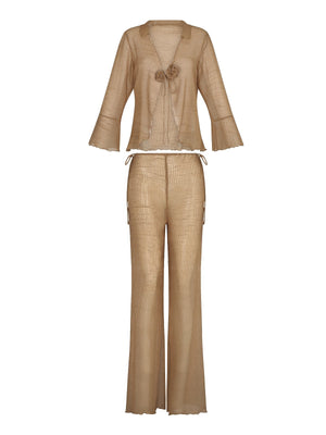 Nelblu: Coral Blouse-Coral Pant (NB1137-NB1142)