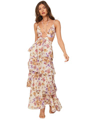 Line & Dot: Floret Maxi Dress (LD5198B-2-696)