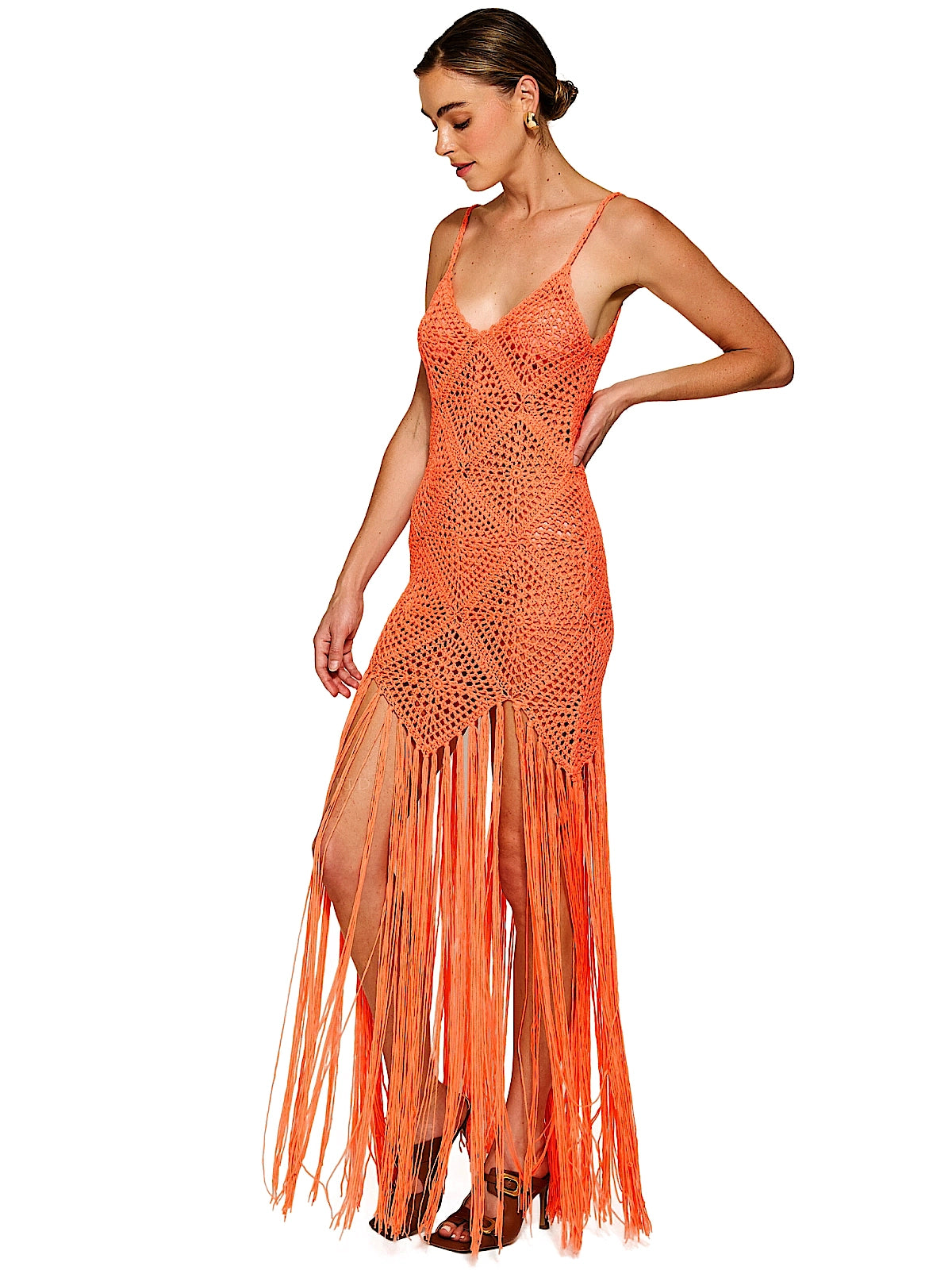 Line and Dot: Wandering Crochet Dress (LD5595L-633)