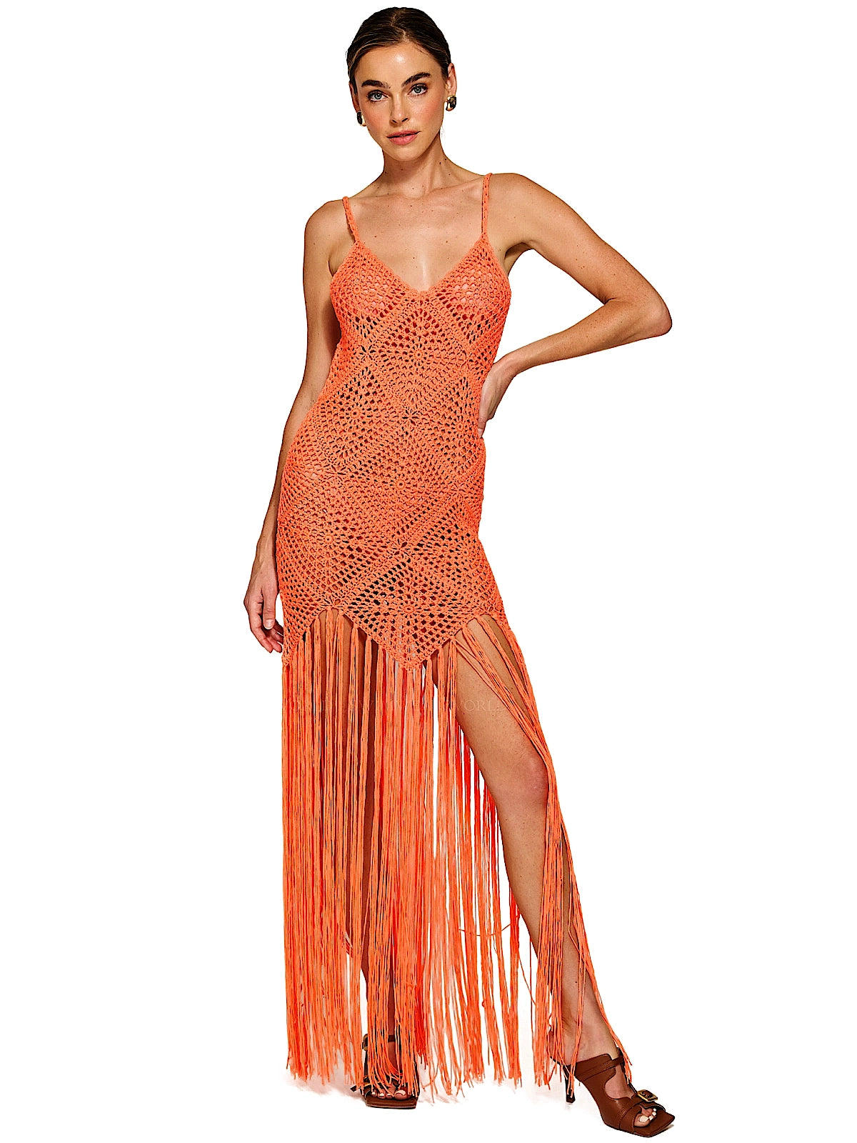 Line and Dot: Wandering Crochet Dress (LD5595L-633)