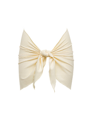 Montce Swim: Cream Rib Sarong (MS015)