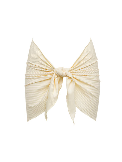 Montce Swim: Cream Rib Sarong (MS015)