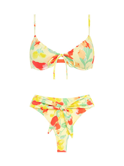 Montce Swim: Lucy Bikini-Paula Tie-Up Bikini (BT385-BB471)