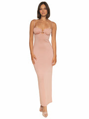 Montce: Petal Long Slip Dress (MD028)